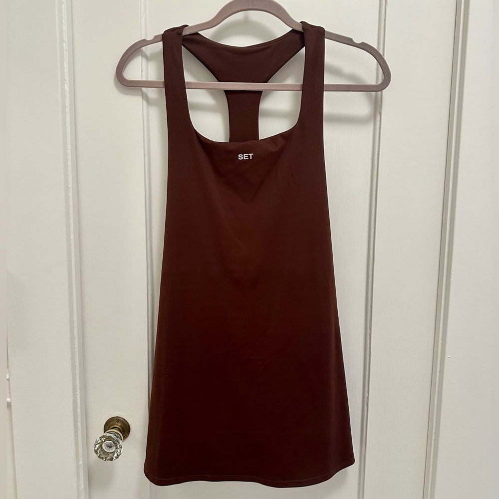 NWOT SET Active - Luxforme Activewear Dress - Brown - Size S